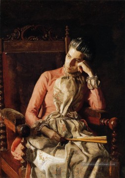  eakins - Portrait de Amelia C Van Buren réalisme portraits Thomas Eakins